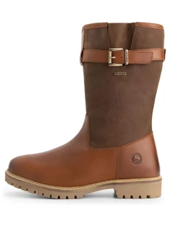 Leder-Boots "Troms" in Hellbraun