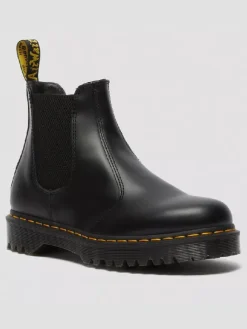 Leder-Chelsea-Boots "Bex" in Schwarz