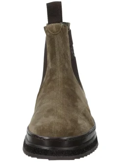 Leder-Chelsea-Boots "Blistown" in Braun