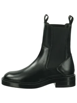 Leder-Chelsea-Boots "Fallwi" in Schwarz