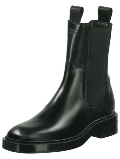 Leder-Chelsea-Boots "Fallwi" in Schwarz
