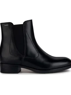 Leder-Chelsea-Boots "Felicity" in Schwarz