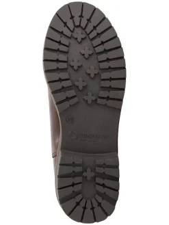 Leder-Chelsea-Boots in Braun