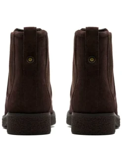 Leder-Chelsea-Boots in Braun