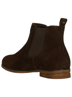Leder-Chelsea-Boots in Braun