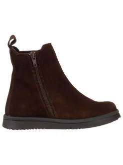 Leder-Chelsea-Boots in Braun
