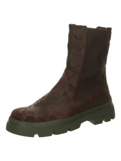 Leder-Chelsea-Boots in Braun