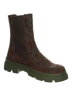 Leder-Chelsea-Boots in Braun