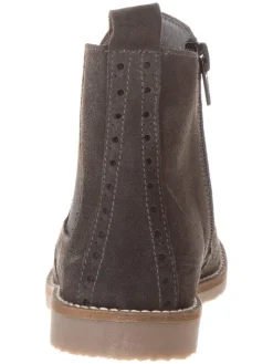 Leder-Chelsea-Boots in Braun