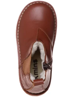 Leder-Chelsea-Boots in Braun