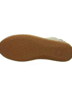 Leder-Chelsea-Boots in Creme