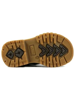 Leder-Chelsea-Boots in Dunkelblau