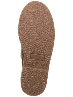 Leder-Chelsea-Boots in Gold