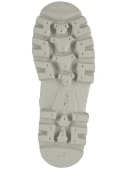 Leder-Chelsea-Boots in Grau