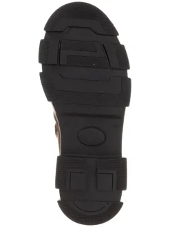 Leder-Chelsea-Boots in Hellbraun