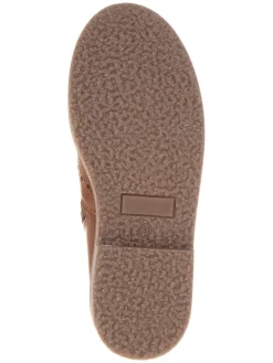 Leder-Chelsea-Boots in Hellbraun