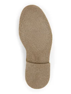 Leder-Chelsea-Boots in Hellbraun