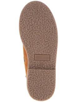 Leder-Chelsea-Boots in Hellbraun