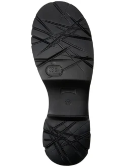 Leder-Chelsea-Boots in Khaki