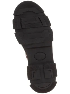 Leder-Chelsea-Boots in Rot