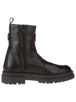 Leder-Chelsea-Boots in Schwarz
