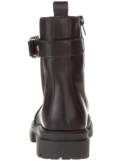 Leder-Chelsea-Boots in Schwarz