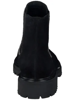 Leder-Chelsea-Boots in Schwarz