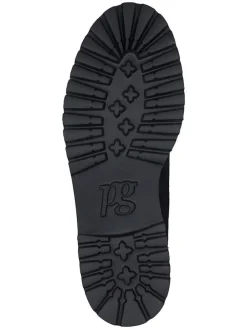 Leder-Chelsea-Boots in Schwarz