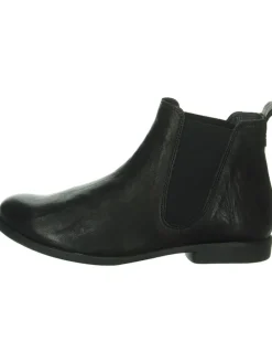 Leder-Chelsea-Boots in Schwarz