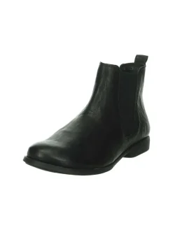 Leder-Chelsea-Boots in Schwarz