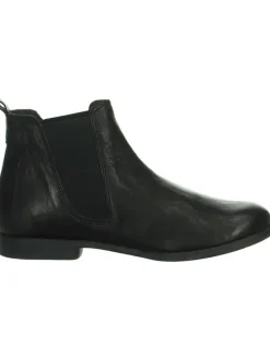 Leder-Chelsea-Boots in Schwarz