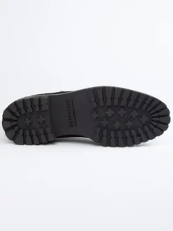 Leder-Chelsea-Boots in Schwarz