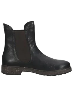 Leder-Chelsea-Boots in Schwarz
