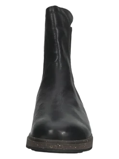 Leder-Chelsea-Boots in Schwarz