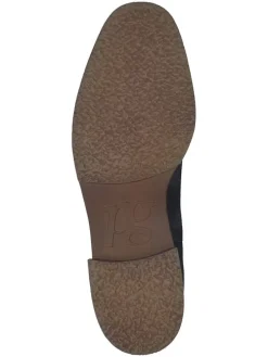 Leder-Chelsea-Boots in Schwarz