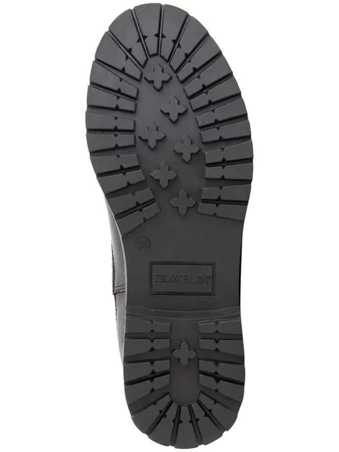 Leder-Chelsea-Boots in Schwarz