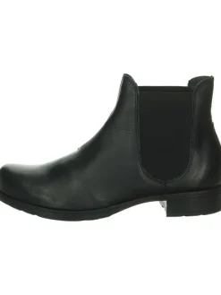 Leder-Chelsea-Boots in Schwarz