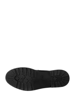 Leder-Chelsea-Boots in Schwarz