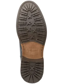 Leder-Chelsea-Boots in Schwarz