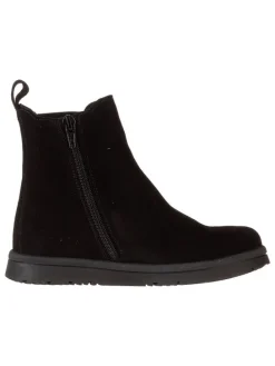 Leder-Chelsea-Boots in Schwarz