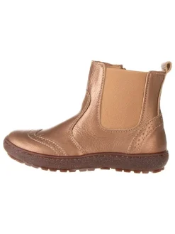 Leder-Chelsea-Boots "Norbert" in Gold