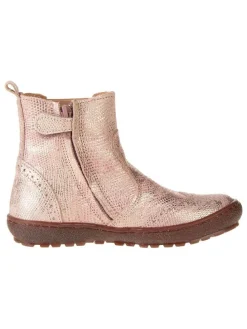 Leder-Chelsea-Boots "Norbert" in Beige