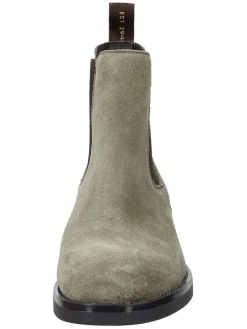 Leder-Chelsea-Boots "Prepdale" in Taupe