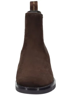 Leder-Chelsea-Boots "Prepdale" in Braun