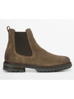 Leder-Chelsea-Boots "Rony" in Braun