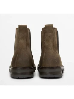 Leder-Chelsea-Boots "Rony" in Braun