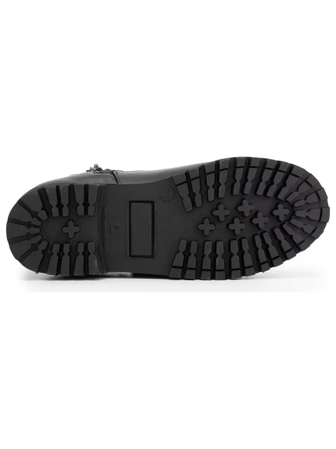 Leder-Chelsea-Boots "Sel" in Schwarz