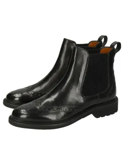 Leder-Chelsea-Boots "Selina 29" in Schwarz