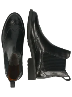 Leder-Chelsea-Boots "Selina 29" in Schwarz