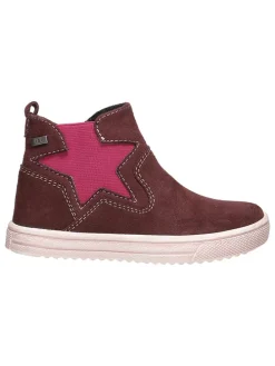 Leder-Chelsea-Boots "Shiva" in Bordeaux